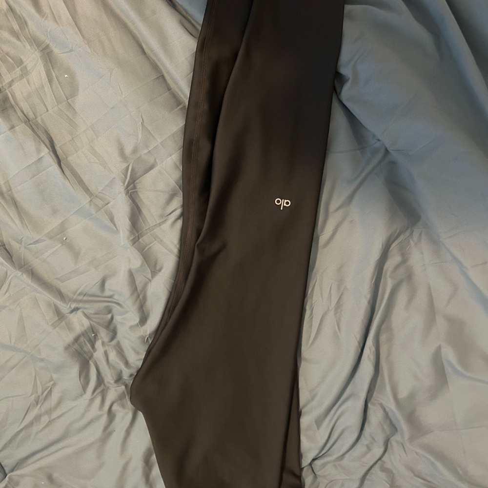 ALO Yoga gray high-waist airlift leggings